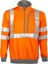 Projob 6102 Sweatshirt Oranje maat XS