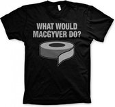 MacGyver zwart t-shirt heren XL