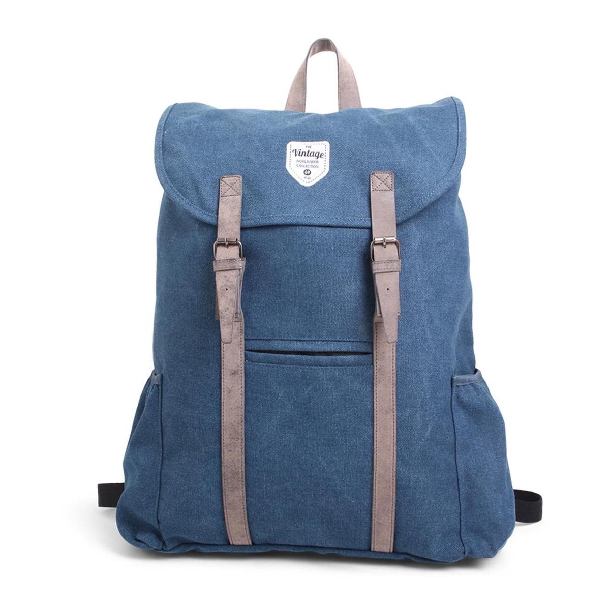 Norlander M Tassenset Vintage Canvas Blauw bol