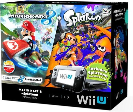 Correlaat Pidgin heb vertrouwen Nintendo Wii U Premium Pack Console - 32GB - Zwart - Wii U | bol.com