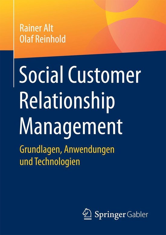 Business and Economics (German Language) - Social Customer R ... - cover