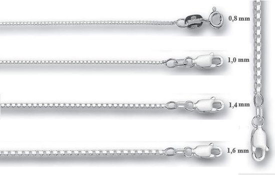 GLAMS - Collier Vénitien 1,1 mm - Argent