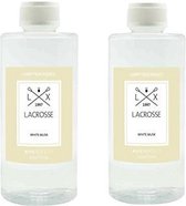 Lacrosse katalytische geurbrander geurolie navulling white musk (dubbele verpakking)