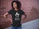 Resting Witch Face Shirt | Carnaval | Thema | Trendy | Uniek | Grappig | Stijl | Teenager | Vrouw & Meisjes | Maat M