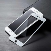 Man & Wood Full Cover diamantglas Screenprotector / Schermbescherming ECHT GEHARD GLAS - Apple iPhone 8 PLUS - WIT