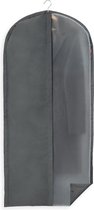 Rayen Luxe kleding hoes uit de Premium serie – half transparant – met ritssluiting – met balg van 5 cm voor extra ruimte – met drukknopen om hem kleiner te maken – 5 x 60 x 135 cm