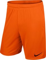 Nike  Park II Knit Short Junior  Sportbroek - Maat 152  - Unisex - oranje