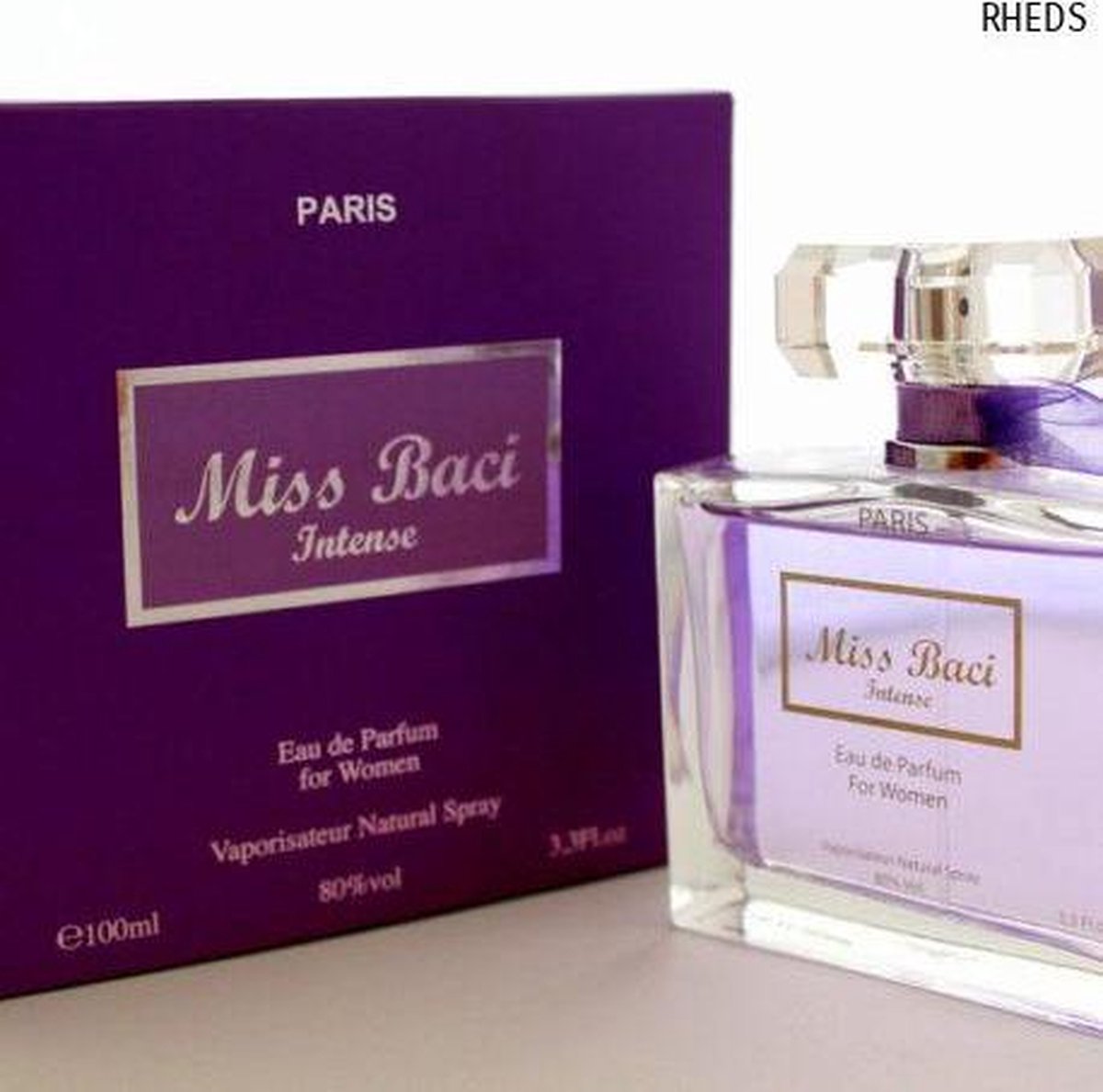 Miss Baci Intense duurzame Dames Parfum (Een fruitige zoete geur)