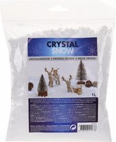 Kristal sneeuwvlokken 1 liter - sneeuw versieringen - winter landschap
