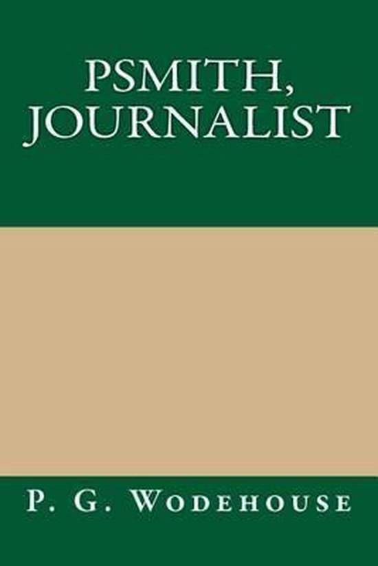 Psmith, Journalist - cover
