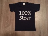 Baby shirt met opdruk ''100% stoer''