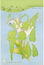 LeCrea - Leabilitie flower 10 snij en embossing mal 45.1949