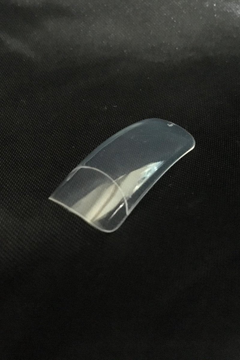 Goedkoopste Super Slim Mid Cover Clear-lang opzetstuk, 120 st. kunstnagels, acryl gel nagels
