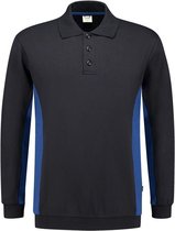 Tricorp 302003 Polosweater Bicolor Marineblauw/Korenblauw maat S