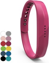 Siliconen sportbandjes voor de Fitbit Flex 2 met druksluiting - Roze