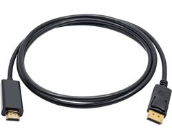 Akyga Displayport Hdmi-Kabeladapter Voor Pc, Monitor, Tv En Afstandsbediening