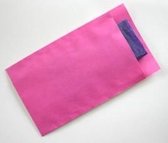 Cadeauzakje Roze kraft - 12x19cm - 70gr - 250 stuks | Fourniturenzakjes / Kadozakjes / Geschenkzakjes