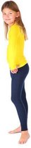 Thermo4sports - Thermoset geel - donkerblauw maat 128