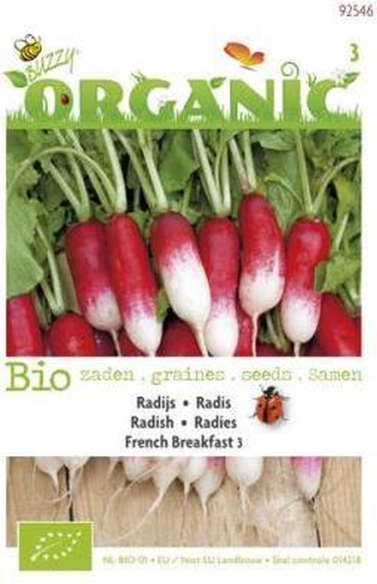 Buzzy® Organic Radijs French Breakfast (BIO)