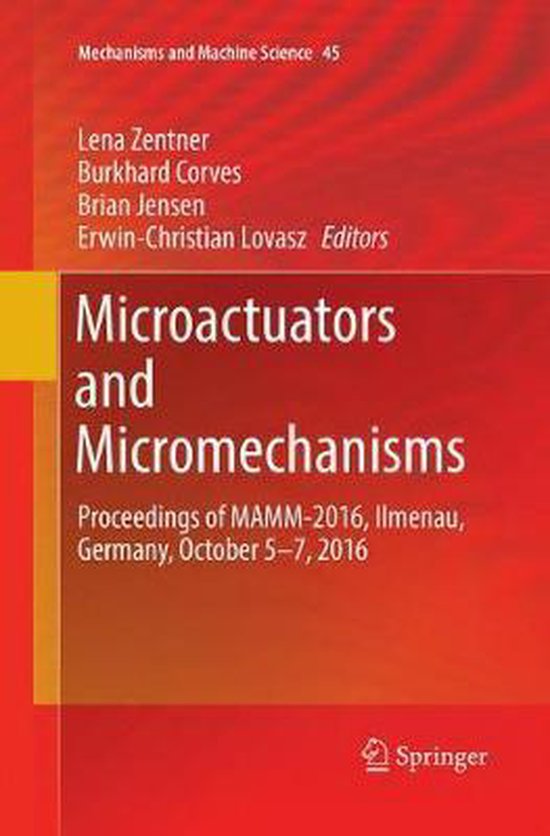 Mechanisms and Machine Science45- Microactuators and Microme ... - cover