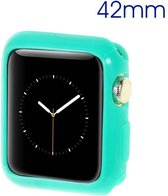 Apple Watch Beschermende Gel Cover (38mm) - Cyaan