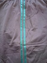 Strydom Crazee Wear - Fitnessbroek - Mesh Pant - Heren - Maat M - Zwart - met dubbele Hunter (donker groen) streep - MPP