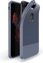 Apple iPhone 6 | 6s TPU Hoesje Geborsteld Blauw