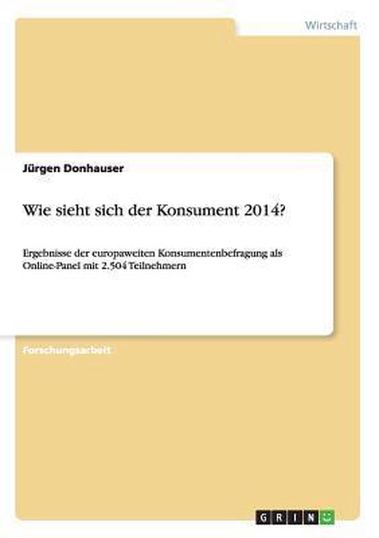 Foto: Wie sieht sich der konsument 2014 