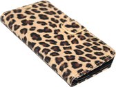 Luipaard hoesje kunstleer bruin Samsung Galaxy S5 (Plus) / Neo