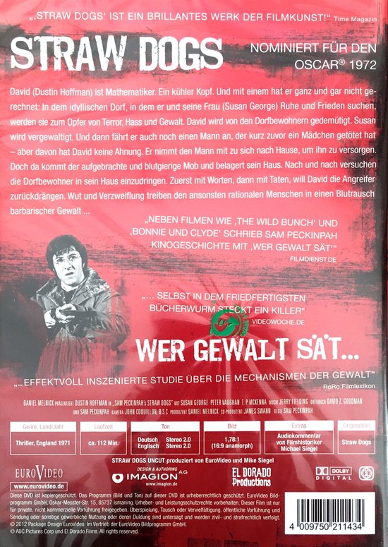 Straw Dogs [DVD] (Dvd) Dvd's