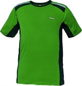 T-shirt hovenier/timmerman Allyn groen/zwart maat M
