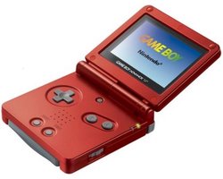 Nintendo Game Boy Advance SP draagbare game console Rood 7,37 cm (2.9'')