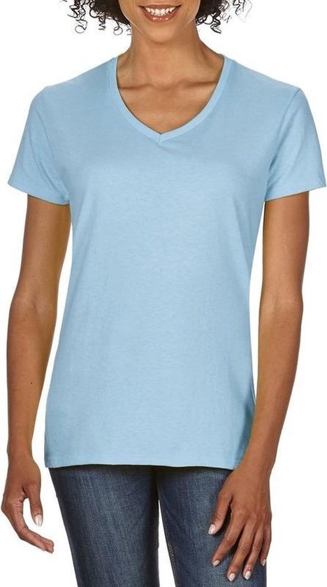 Basic V hals t shirt licht blauw voor dames Casual shirts Dameskleding t shirt licht blauw M (3850) Basic V hals t shirt licht blauw voor dames Casual shirts Dameskleding t shirt licht blauw M (3850)