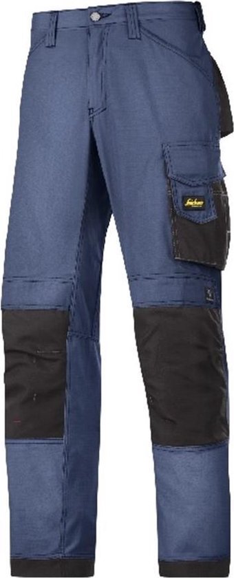 Snickers werkbroek Rip-Stop - 3313-9504 - navy/zwart - maat 54