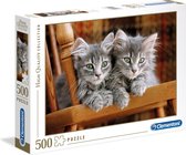 Clementoni Legpuzzel - High Quality Puzzel Collectie - Kittens - 500 Stukjes, puzzel volwassenen
