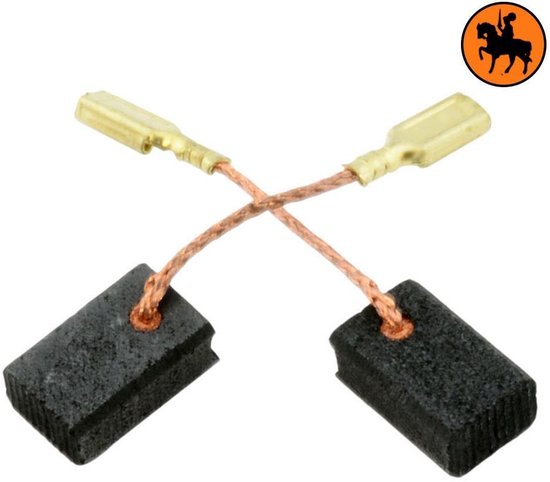 Jeu de balais de charbon pour Bosch GNA 16 - 5x8x12,5mm - Remplace 3607.014.001