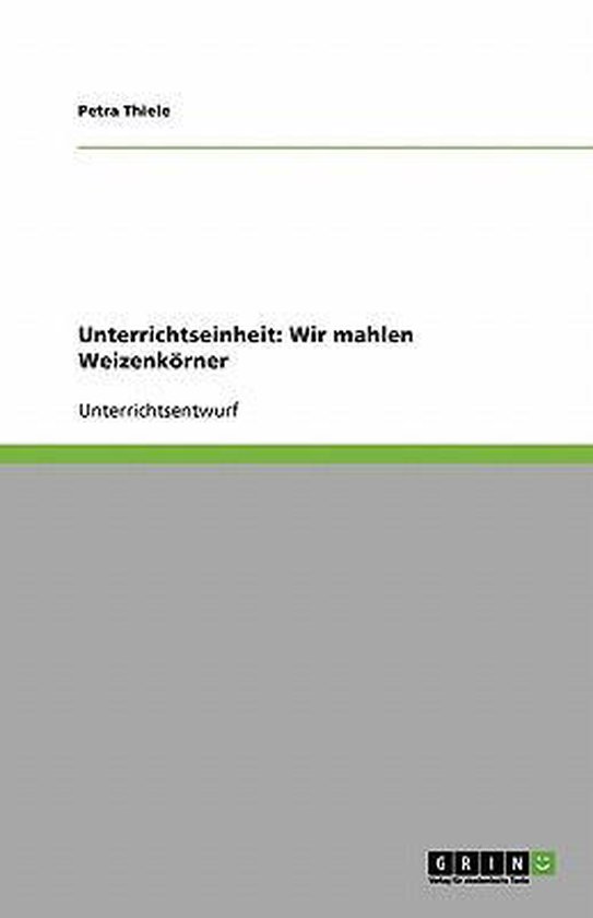 Unterrichtseinheit - cover