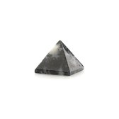Agaat mos edelsteen piramide 25 mm