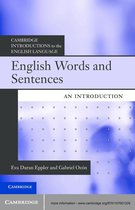 Cambridge Introductions to the English Language -  English Words and Sentences