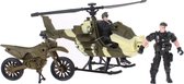 Johntoy Speelset Army Forces Helicopter Groen