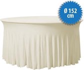 Tafelrok Surf Ø152, kleur cream