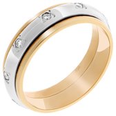 Orphelia RD-3071/55 - Ring - Bicolor Goud 18 Karaat - Diamant 0.20 ct