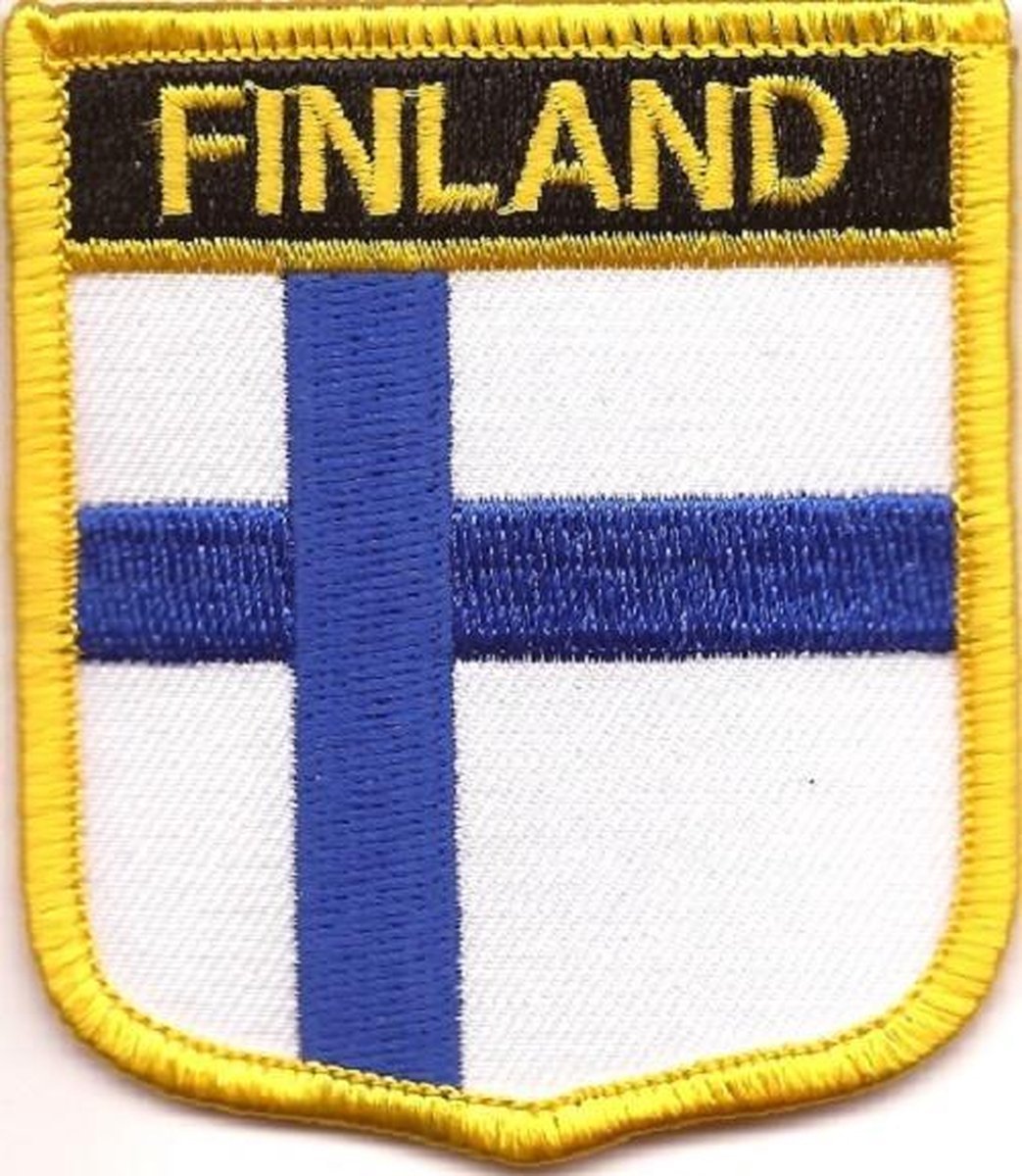 AuBor ®. Patch Scandinavië, Finland 70mm x 60mm