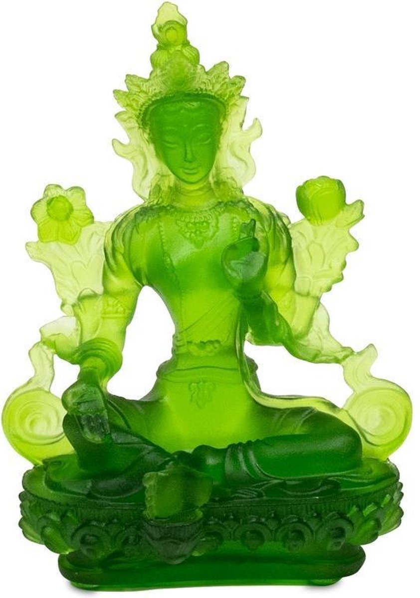 Groene Tara Transparant Groen - 12 Cm