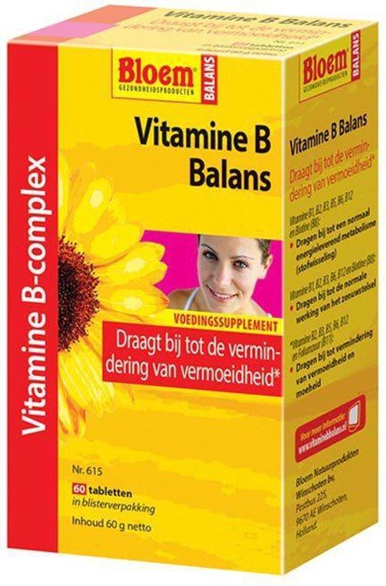 Bloem Vitamine B Balans Tabletten Vitaminen Bol Com