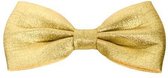 Gouden verkleed vlinderdas/strikje 13.5 cm - Carnaval verkleedkleding accessoires
