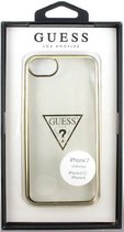 Guess TPU Case Triangle voor Apple iPhone 7 (4.7") - Goud
