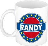 Randy naam koffie mok / beker 300 ml  - namen mokken