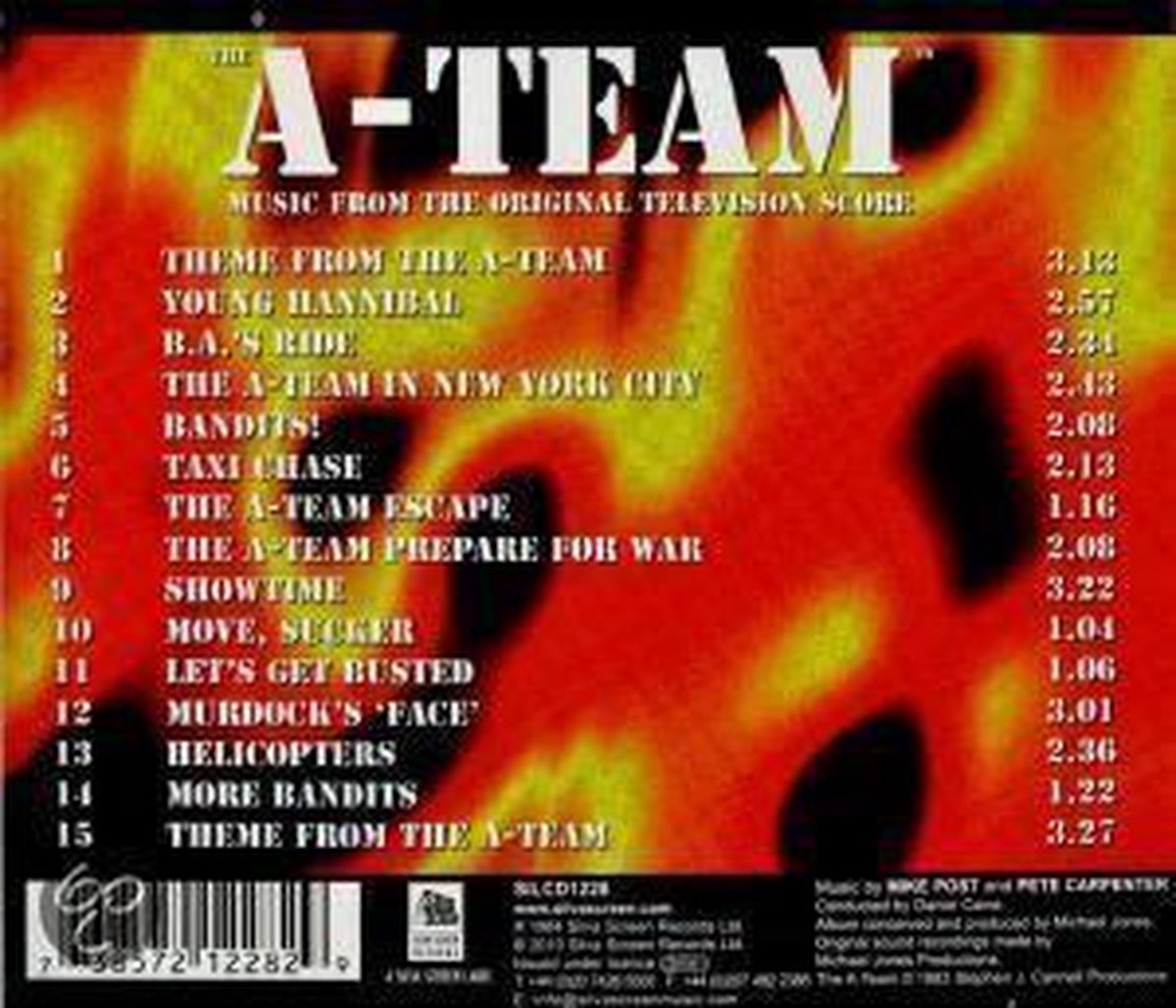 A-TEAM(特攻野郎Aチーム) Television Score サウンドトラック US盤 