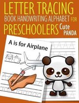 Letter Tracing Book Handwriting Alphabet for Preschoolers Cute Panda